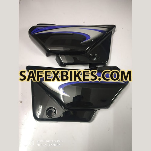 SIDE PANEL SET SPLENDOR PLUS ALLOY WHEEL BLACK/BLUE ZADON Motorcycle